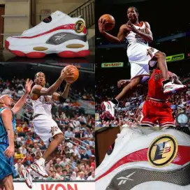Sepatu Basket Answer DMX White Red