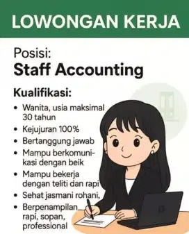 Staff Admin Accounting Kalideres