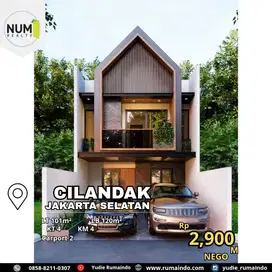 Rumah Scandinavian Dekat Transmart Cilandak KKO Jakarta Selatan