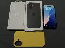 Iphone 16 128gb black all operator 5G fullset resmi IBOX PA/A GARANSI