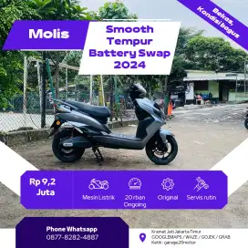 molis Smooth Tempur Battery Swap tahun 2024 Pajak Hidup