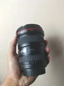 Lensa Canon L Series 17-40mm F4 L USM Mulus