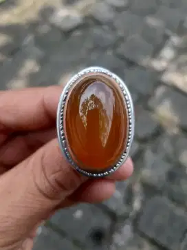 BATU CINCIN AKIK SULAIMAN MADU ORIGINAL JUMBO