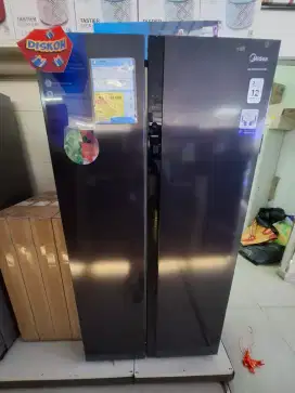 PROMO CICILAN HOMECREDIT KULKAS SBS MIDEA MDRS710FGF28ID INVERTER