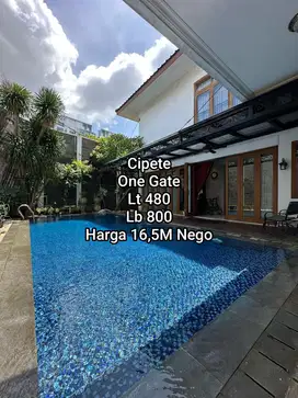 Jual Rumah Dalam Compound Privet Pool di Cipete Jakarta selatan