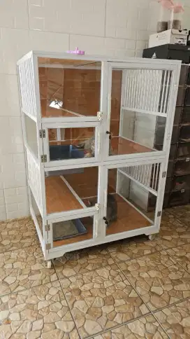 KANDANG KUCING 2 TINGKAT