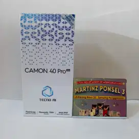 Tecno camon 40 pro yg 8/256