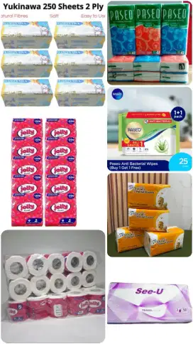 Tisu  Kering dan Tisu Basah