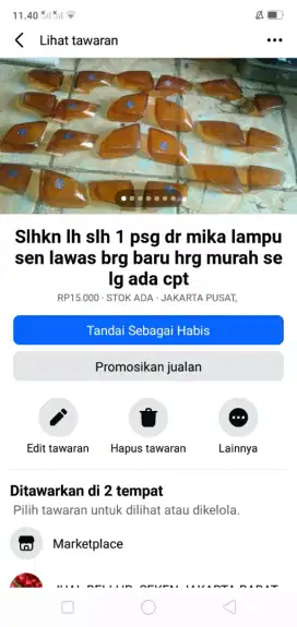 Slhkn plh slh 1 psg dr kelengkapan sepeda/motor brg baru hrg murah sj