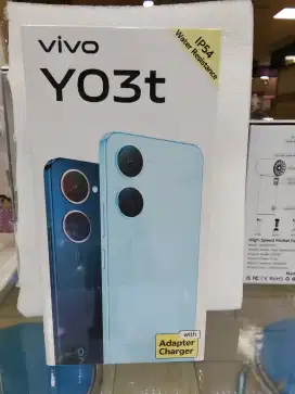 Vivo Y03t hitam angkasa 8/64 garansi resmi Vivo 1 Tahun