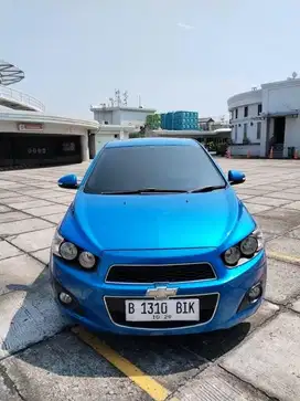 (Tdp 18jt) Chevrolet Aveo 1.4 LT AT (Matic) 2014 Biru