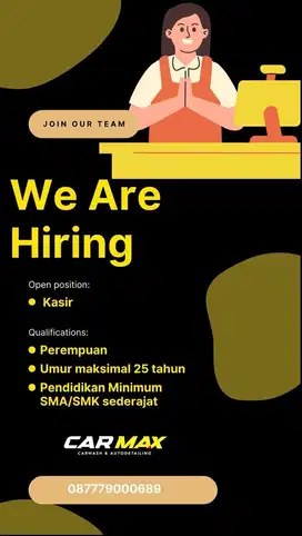 Open Loker untuk Sales sekaligus kasir