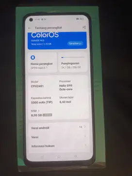 Oppo reno Nfc 4G 8/256 fullset