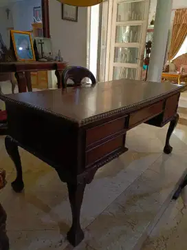 Meja Kayu Jati Asli