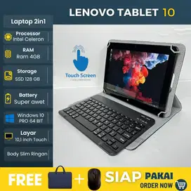 Laptop Lenovo Tablet 10 Intel celeron Ram 4GB SSD 128GB Windows 10