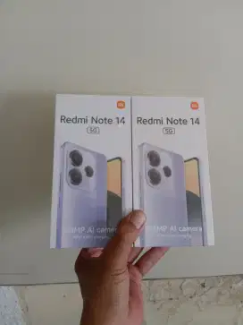 [ berminat wa saja ] Redmu Note 14 5G 8/256 Garansi resmi 15bln