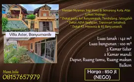 Jual Cepat BU Rumah 2LT di Perumahan Villa Aster