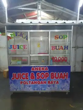 Jual gerobak aluminium bekas  jus