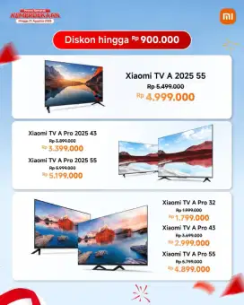Xiaomi GTV A Series 43inc 4K 2025 Ready Stock