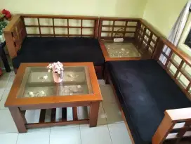 Sofa Jati coklat