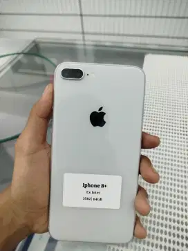 Iphone 8+, 64GB, Fullset, Siap pakai, No minus