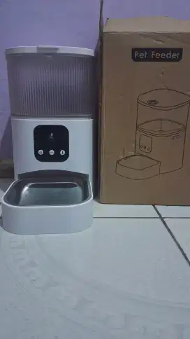 DIJUAL SMART PET FEEDER AUTOMATIC CAMERA APP WIFI
