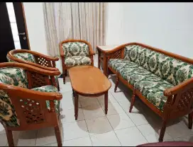 Fullset Kursi Tamu Ukir Jati