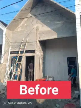 Rumah tahap finishing di perumahan pesona anggrek harapan jaya Bekasi
