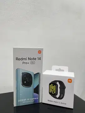 Promo Redmi Note 14 Pro+ 5G free watch 5 active