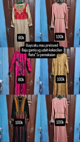 Dijual baju gamis / dress brukat