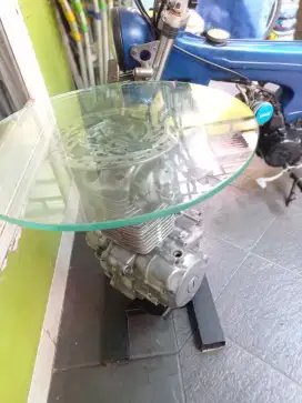 Meja custom bahan mesin motor