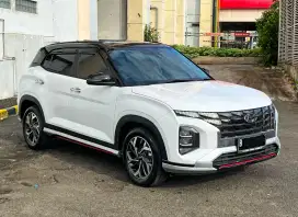 KM 27rb Creta Prime AT 2022 Matic Two Tone Hyundai Putih bs TT