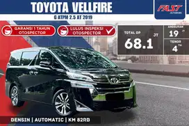 TOYOTA VELLFIRE G ATPM 2019 2.5 AT PILOT SEAT SUNROOF KM.82RB #F3ST