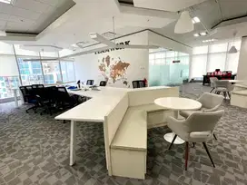 SEWA KANTOR DI JAKARTA SELATAN KUNINGAN 550M2 FURNISHED 310K NEGO