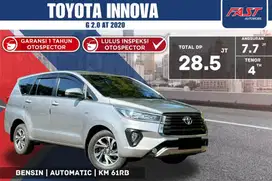 TOYOTA INNOVA G 2020 FACELIFT BENSIN 2.0 AT KM.61RB PAJAK PANJANG #F6S