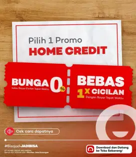 promo cicilan bunga 0% gratis 1x cicilan  Oppo A5i 8 64gb