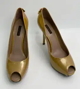 Louis Vuitton GG Locking Peep Toes Shoes