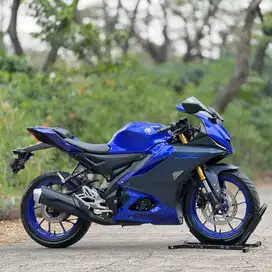 YAMAHA YZF R15 V4 BIRU 2021 KM 13K PAJAK PANJANG LIKE NEW