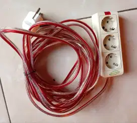 Stop kontak 3 socket MEIKO