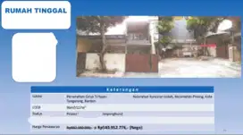 Dijual Rumah Griya Tirtayasa Kunciran Indah Tangerang