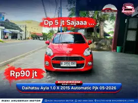 Dp 5jt Daihatsu Ayla 1.0 X 2015 Automatic Pjk 05-2026