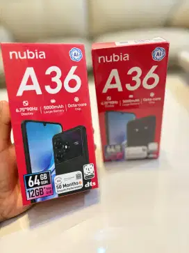 ZTE Nubia A36 Ram 12GB (4+8GB)/Internal 64GB Garansi Resmi 1 Tahun
