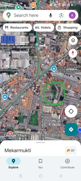 Jual tanah ada kontrakan 40 pintu