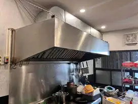 JUAL COOKER HOOD DUCTING EXHAUST DAPUR KITCHEN CUSTOM BEKAS STAINLESS