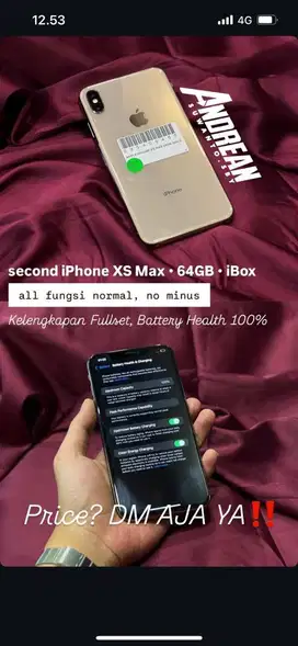 Iphone xs max 64gb ibox