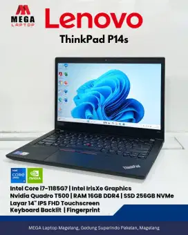 Lenovo ThinkPad P14S Core i7 Gen 11 ram 16 touchscreen