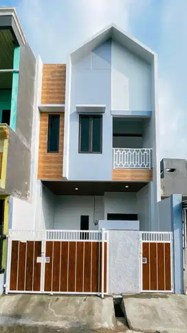 FOR SELL! Rumah 2 Lantai Modern di Cluster Pondok Ungu