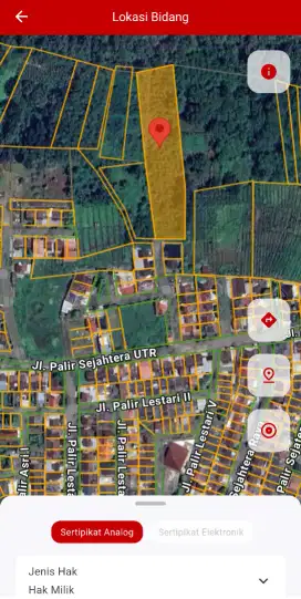 DIJUAL Tanah Zona Perumahan 3.637 m² Belakang BSB Ngaliyan Semarang
