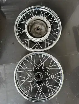 Velg mio sporty jari-jari original depan dan belakang.