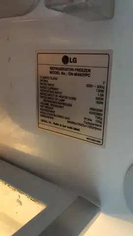 Kulkas LG kondisi masih bagus